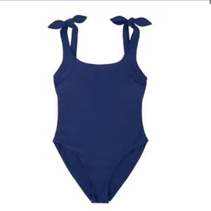 minnow swim navy one piece